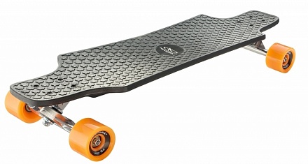 Лонгборд круизер Longboard Fun Cruiser, black/черный 